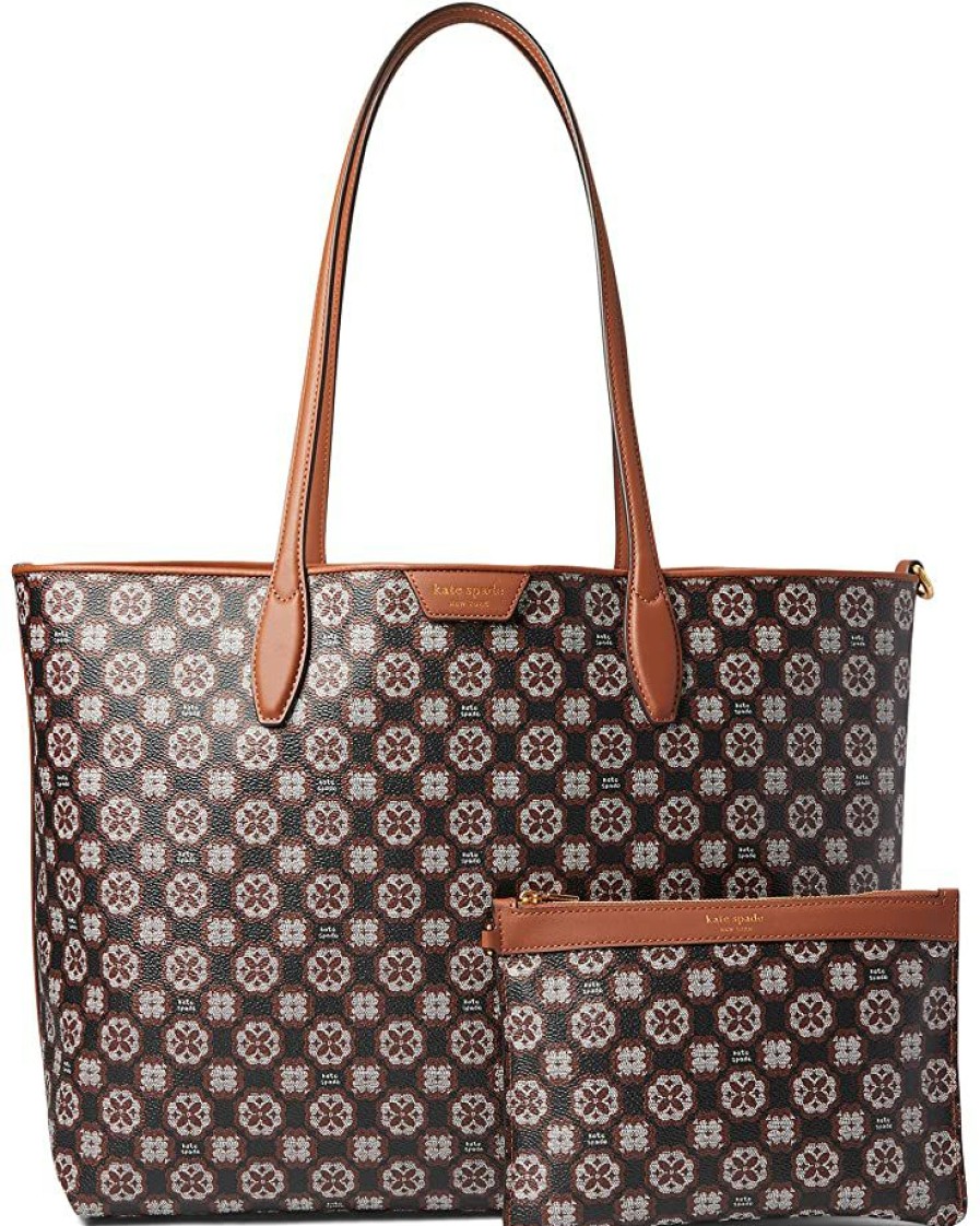 Bags Kate Spade New York | Kate Spade New York Handbags Spade Flower Monogram Coated Canvas Sutton Medium Tote