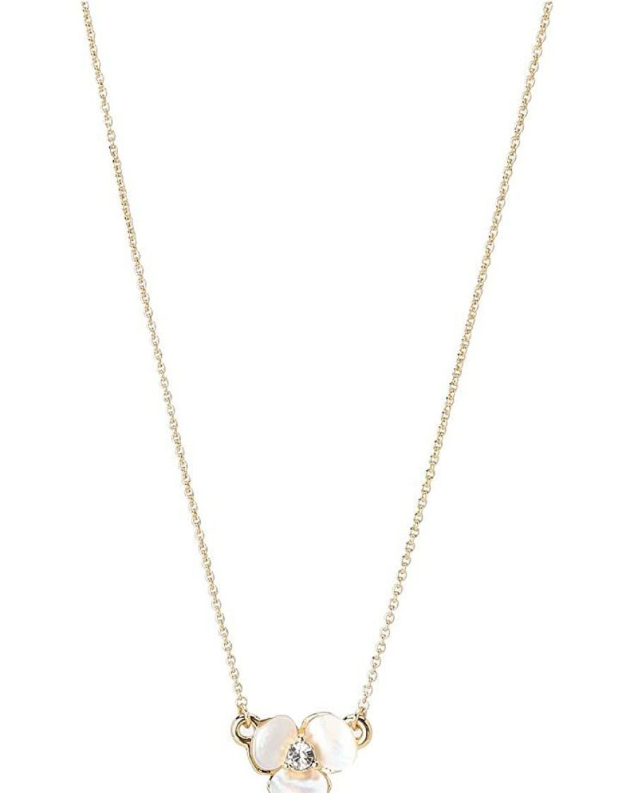 Jewelry Kate Spade New York | Kate Spade New York Necklaces Disco Pansy Mini Pendant Cream/Clear