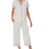 Clothing Kate Spade New York | Kate Spade New York Sleepwear Fashion Short Sleeve Cropped Pj Set Lady Bugs