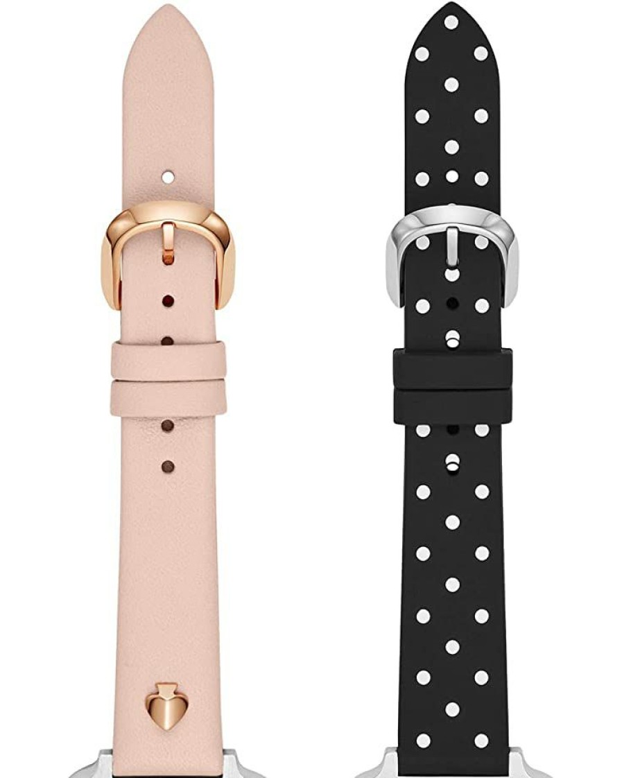 Watches Kate Spade New York | Kate Spade New York Watch Accessories Bands For Apple Watch Genuine Leather Kss0109Set Nude/Black